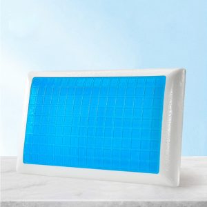 Classic bread shaped memory foam pillows with cool gel base