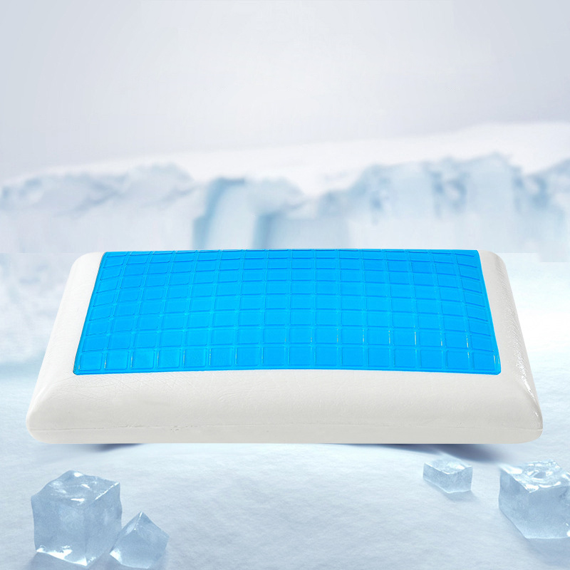 Classic bread shaped memory foam pillows with cool gel base - 图片 2