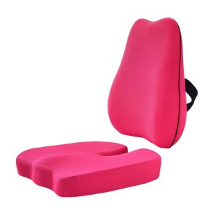 Premium Office Memory Foam Seat Cushion with Lumbar Support